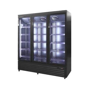 מקרר תצוגה תעשייתי 3 דלתות זכוכית – 1530 ליטר (1880×710×2030 מ״מ)